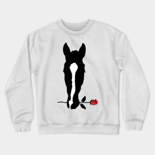 Horse and Rose Crewneck Sweatshirt